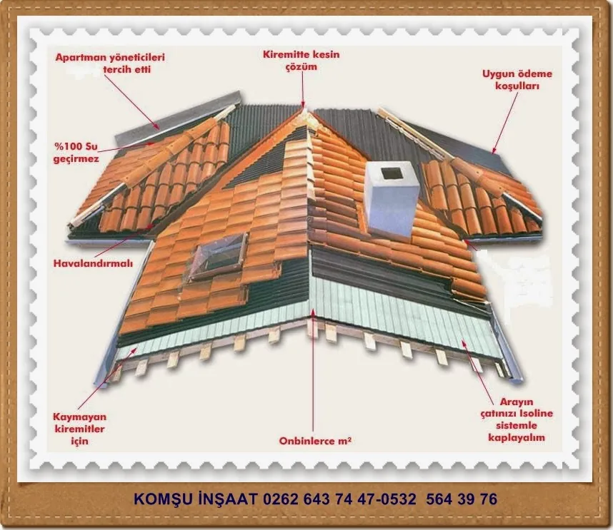 Çatı işleri,tadilat işleri